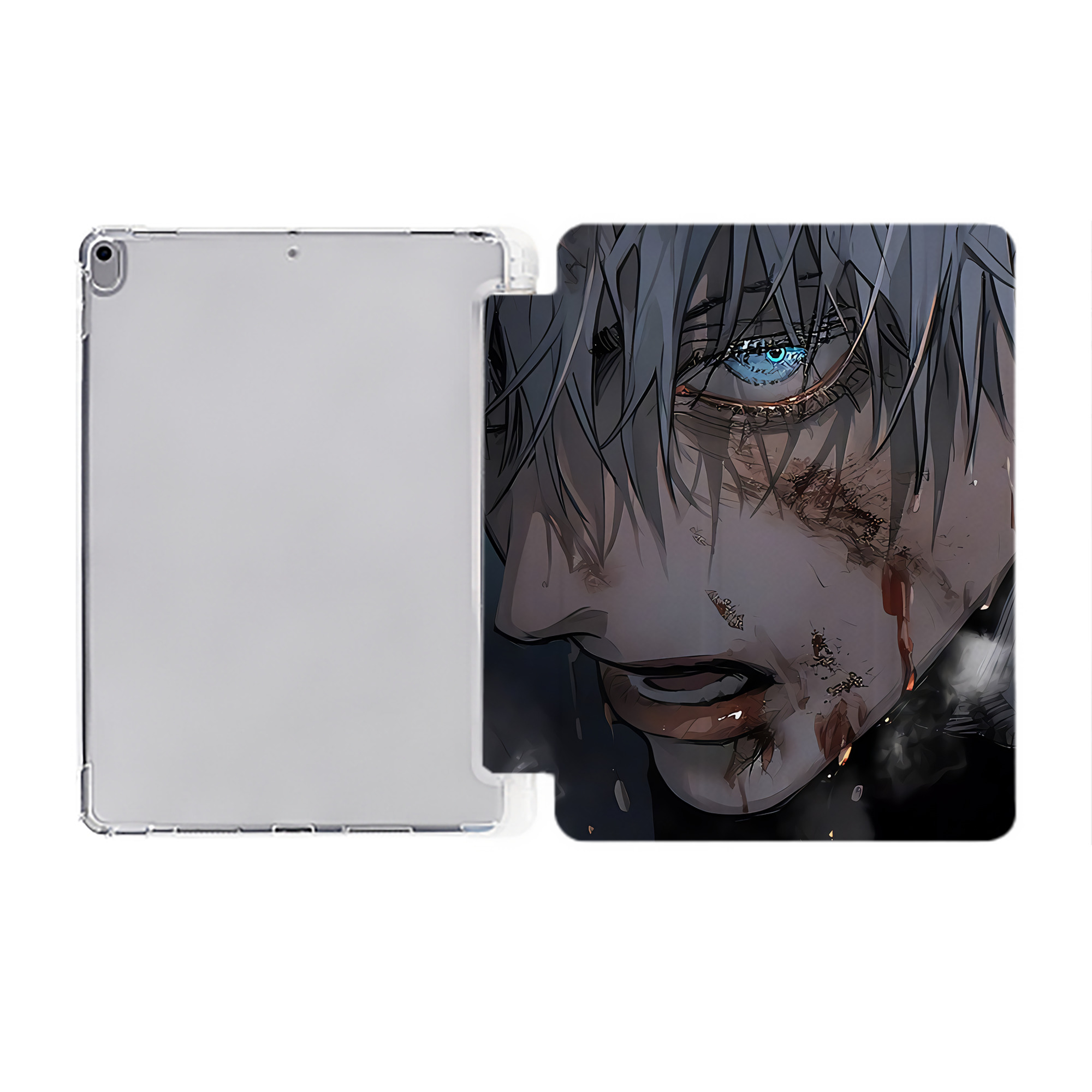 （画像用） SPY×FAMILY间谍家家酒 IPad ケース ペン収納付き 三つ折りスタンド PUレザー×シリコン 対応機種9.5/10.5/10.9インチ
